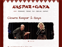 Tablet Screenshot of kaspar-gaya.com